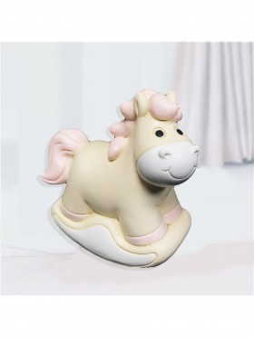 4" Blue Pony Rocking Saving Bank